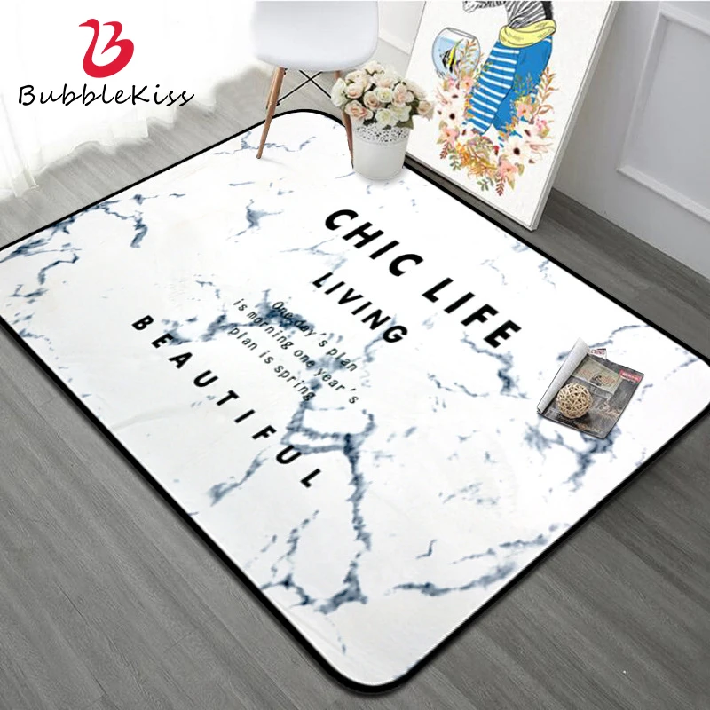 

Bubble Kiss Marble Pattern Carpets For Living Room Nordic Non-Slip Floor Mats Home Bedroom Decor Modern Soft Entry Mat Rugs