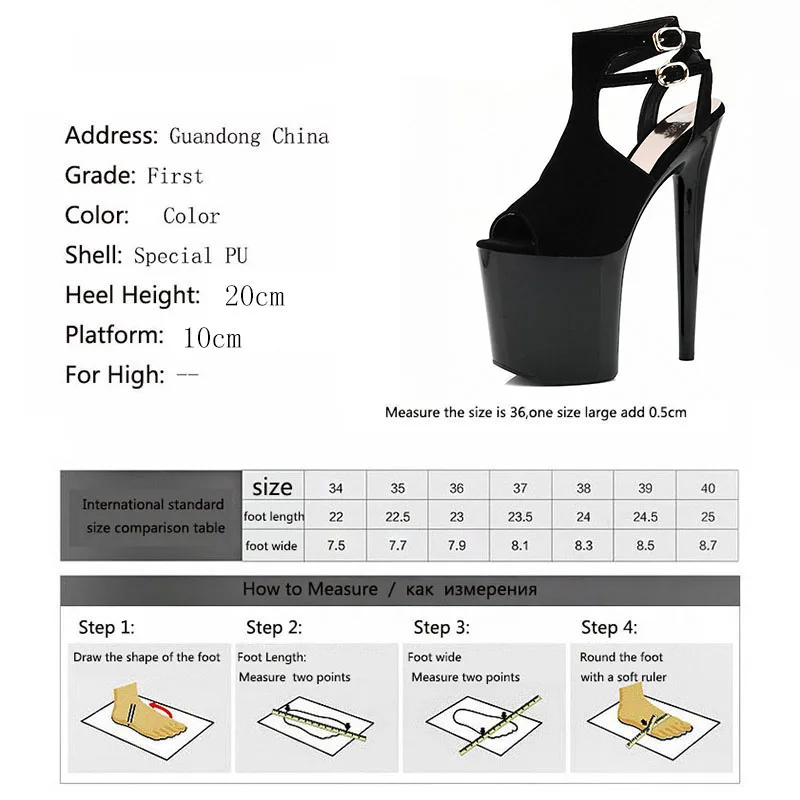 LTARTA/туфли на высоком каблуке 20 см больших размеров женская обувь для ночного