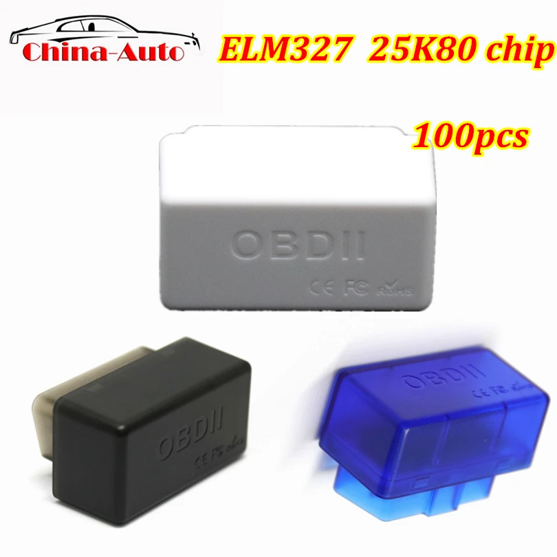 100 шт. Супер Мини elm327 Bluetooth OBD2 V1.5 Elm 327 в 1 5 Android автомобильный адаптер сканер OBD 2 OBDII