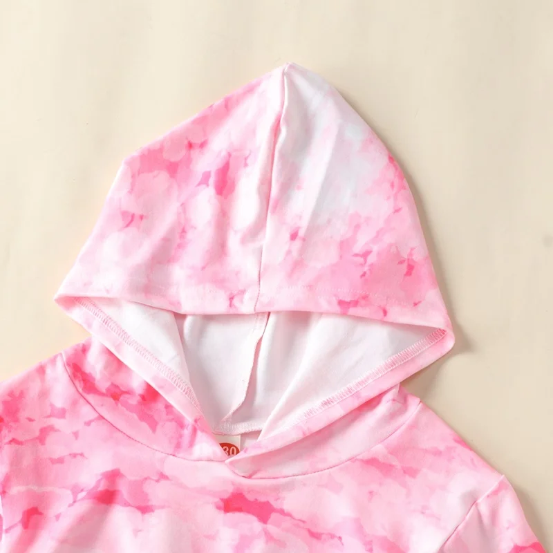 5-10 Years Kids Clothes Sets Spring Fall Children Clothes Sets Pink Butterfly Hoodies Tops+long Pants Girls Clothes Hot Selling