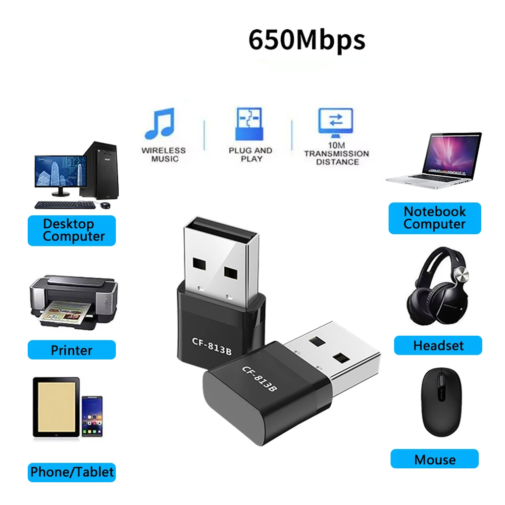 CF-813B Bluetooth 4, 2 650 /   USB Wi-Fi  2, 4 + Wi-Fi 5  LAN WI-FI    Bluethooth Bluetooth