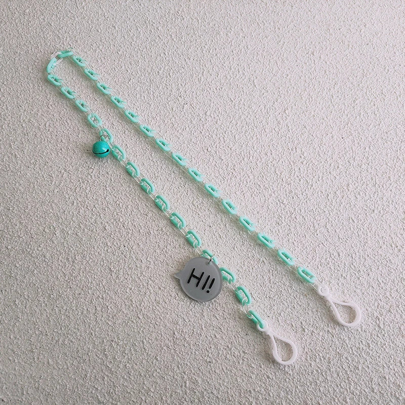

56cm Candy Color Acrylic Glasses Chain Anti-lost Anti-slip Mask Hanging Holder Necklace Strap Eyeglasses Lanyards Accessories