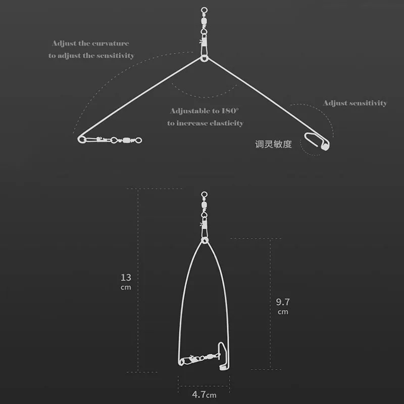 

Automatic Fishing Spring Hook Stainless Steel Fishing Hooks Spring Ejection Ocean Universal Tackle Camping Fishing Accessories