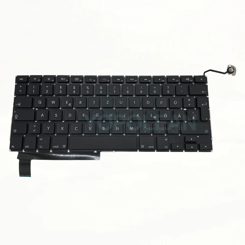 3 шт./лот новая немецкая клавиатура с подсветкой для Macbook Pro 15 дюймов A1286 2009 2010 2011 2012