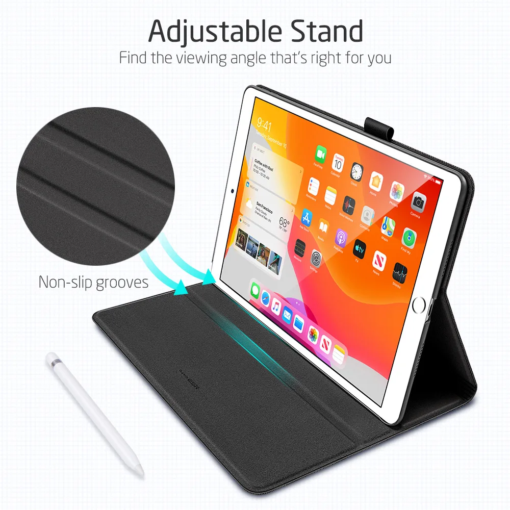Чехол ESR для iPad Pro 12 9/11 2020 2018 11/10.5 7th/Mini 1 2 3 4 5/iPad Air ткань Оксфорд PU кожаный смарт