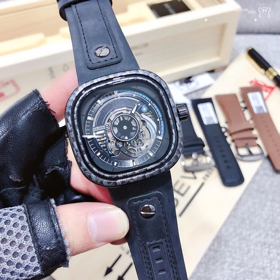 

Watches Mens 2021 Unique Design Men's Luxury Modern Male Leather Hip Popular Men's Quartz Watch Wristwatches For Men Watch Man