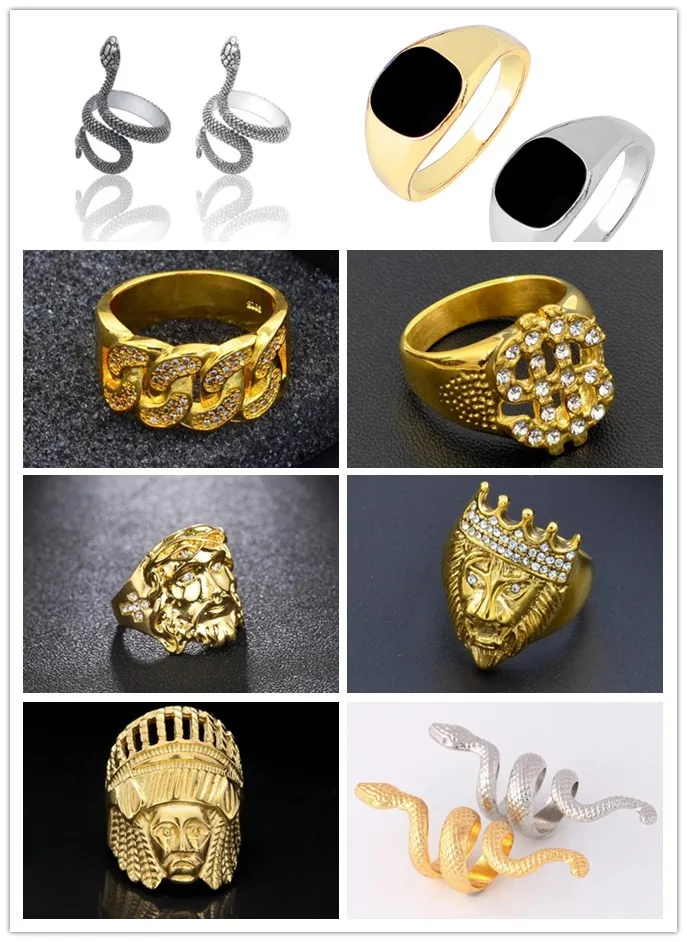 Хип Хоп рок Iced Out Bling золото цвет нержавеющая сталь Христос Иисус доллар Лев