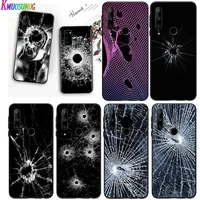 trend art bullet hole for huawei honor 7c 7a 7s 8 8a 8x 8c 8s 9 9s 9x 9n 9a 9c 9i pro lite silicone black soft phone case