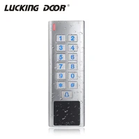 rfid access control system device 1000 user wiegand input and output ip67 waterproof zinc alloy metal access control machine