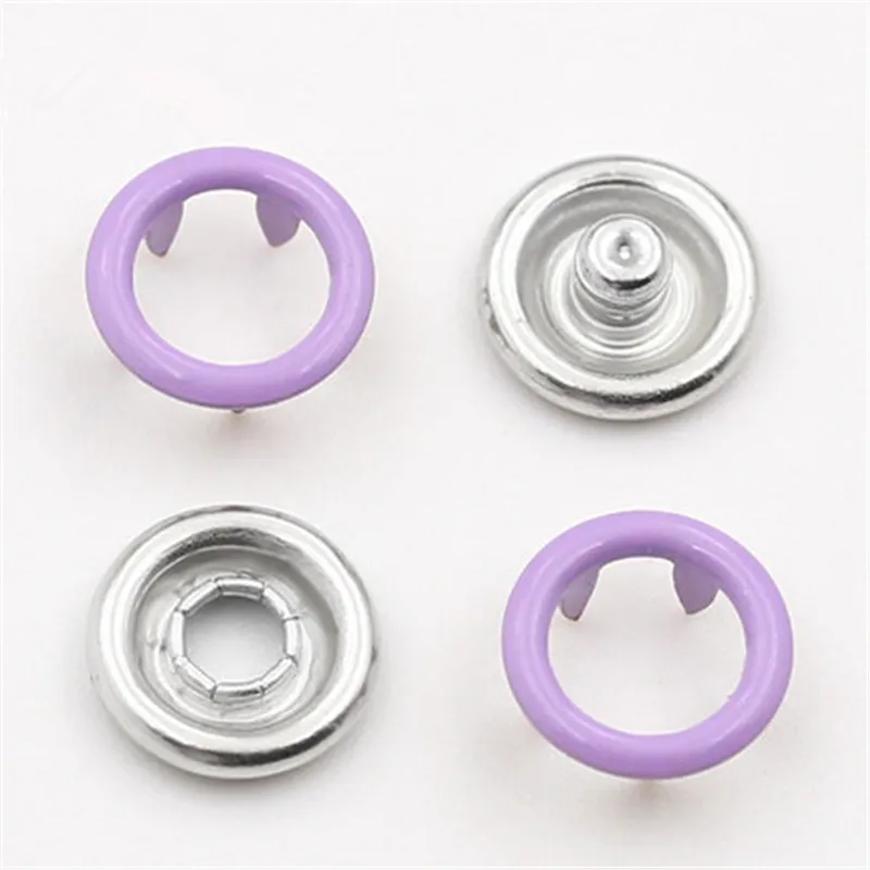 20 шт 9 5 мм полые цветные пряжки металлические кнопки с пятью когтями 14 цветов без