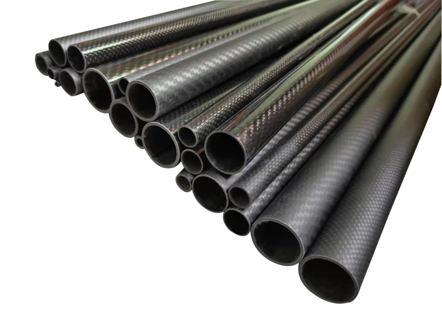 4Pcs Length 248mm High Quality Twill Matte Carbon Fiber Pipe OD5mm-30mm Tube | Parts &amp Accs