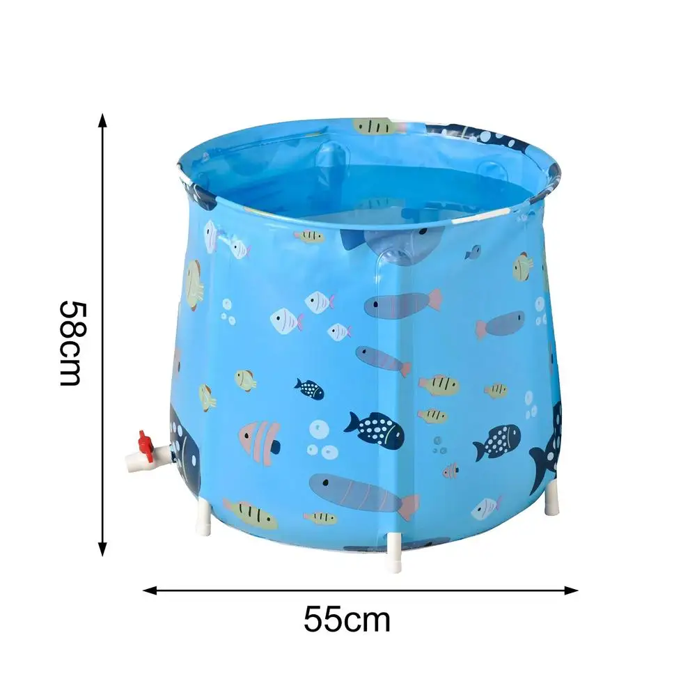 Портативная Детская ванна однослойная Складная Ванна подходит для