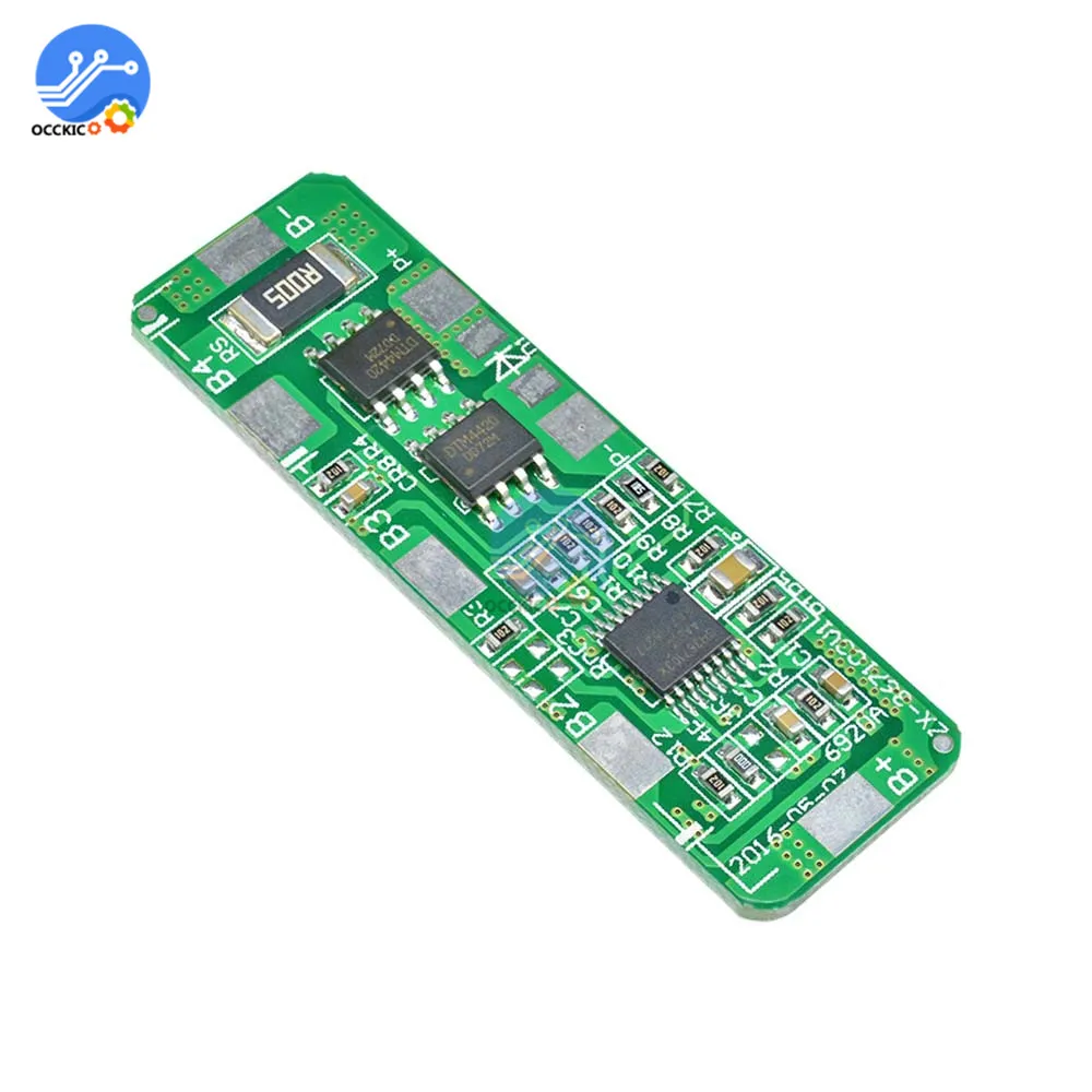 Bms 4S 18650 литий-ионный аккумулятор Защитная плата PCB BMS баланс 4,25-4,35 в до 2,3-3,0 в с защитой от перегрузки 4-5A recargable