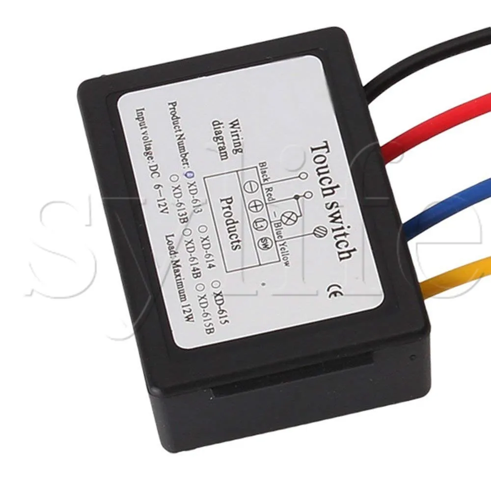 Сенсорный выключатель OnOff 6 12 В для Светодиодный ческого корпуса светодиодная