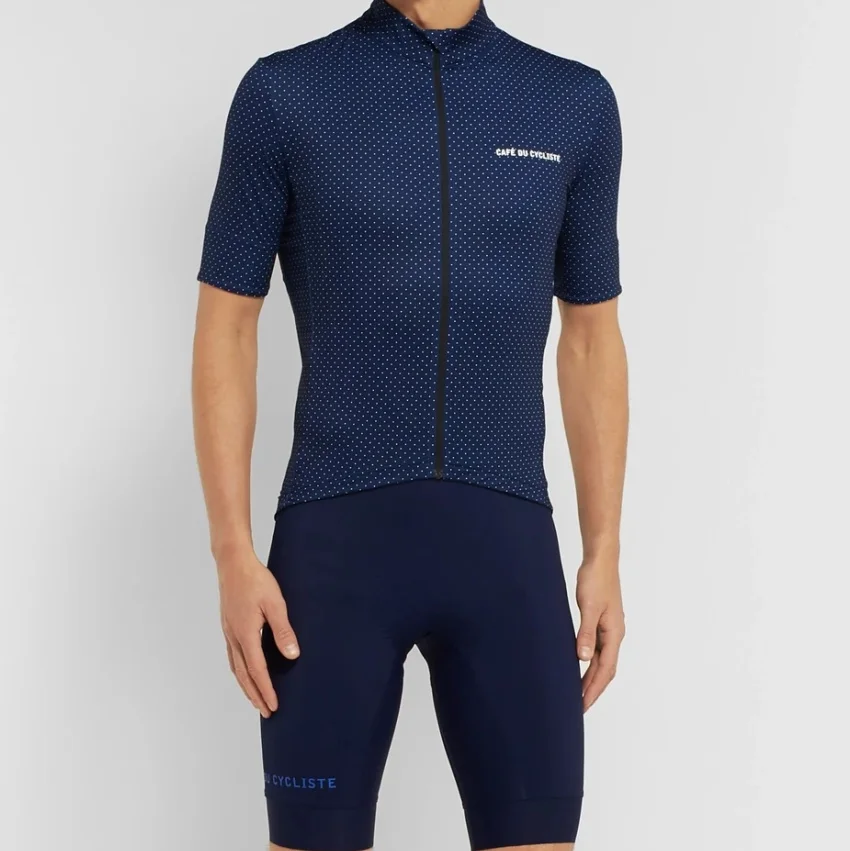 CAFE DU CYCLISTE и PAS нормальная студиосс высокое качество простой Велоспорт Джерси лето дышащий полосатый Дорожный велосипед одежда