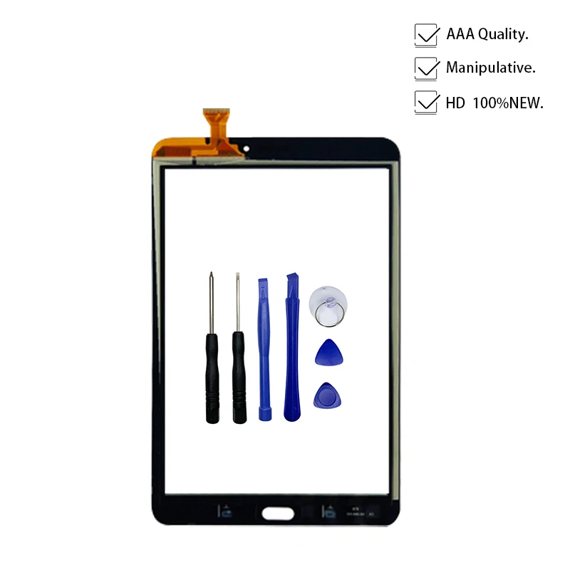 Новинка 8 ''дюймовый сенсорный экран для samsung Galaxy Tab E 8,0 T3777 T377 Сенсорная панель дигитайзер Сенсорная передняя стеклянная линза