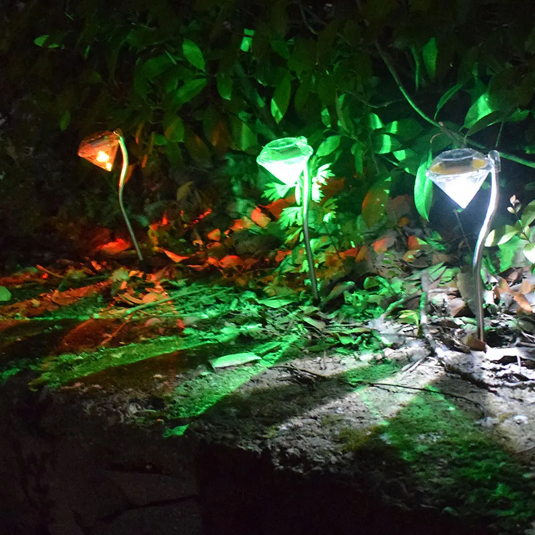 

Solar Panels Night Lights Diamonds Modern Lamps Outdoor Spot Garden Shelters Decor Lamps Terrace and Garden Decoration Led Lamp