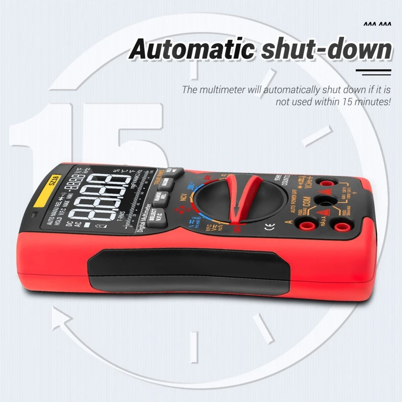 ANENG SZ18 Цифровой мультиметр 9999 Профессиональный настоящий RMS Аналоговый тестер