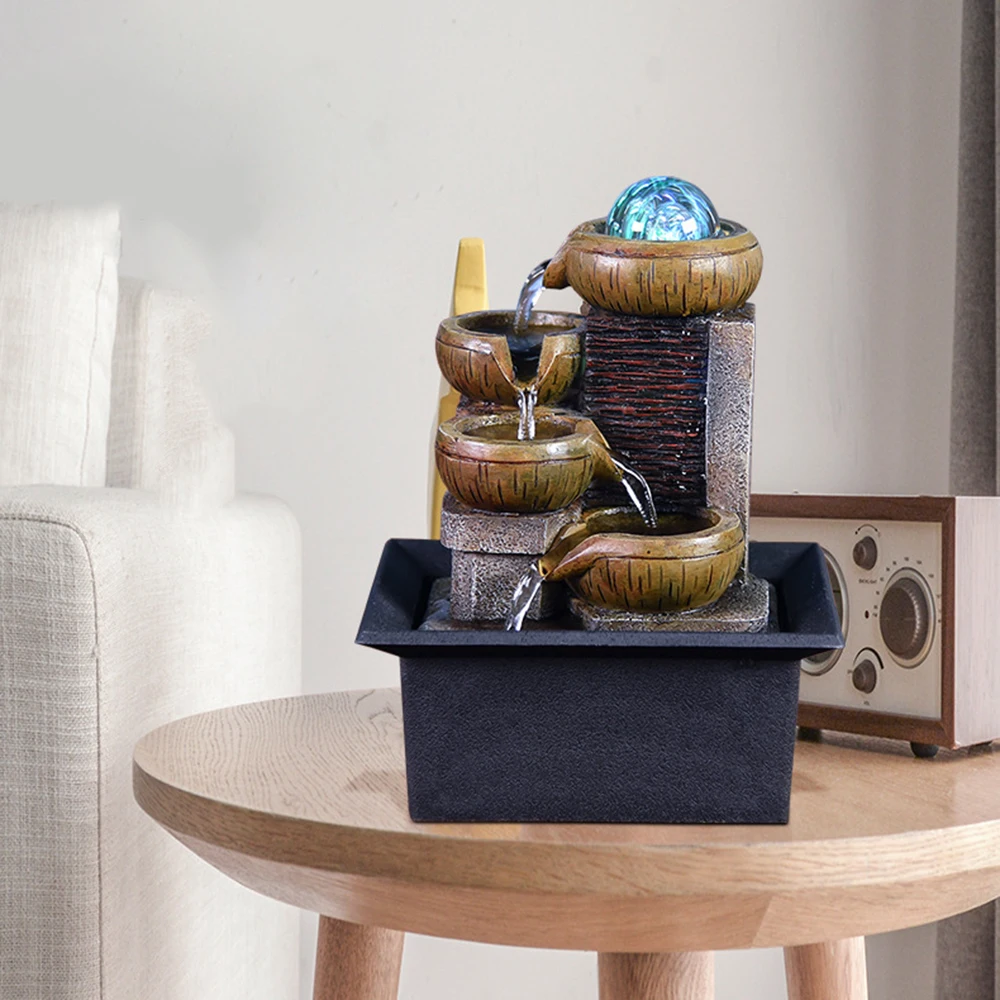 14*14*18 небольшие релаксации водопад 3 ступенчатое маленький водяной фонтан с