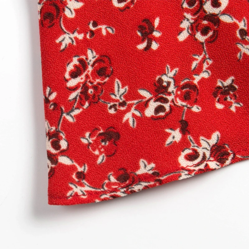 Женская Повседневная рубашка летняя приталенная с V-образным вырезом и длинным