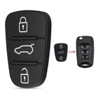 3 кнопки, резиновая накладка, замена, подходит для Hyundai Solaris Accent Tucson l10 l20 Kia Rio, дистанционный ключ для автомобиля