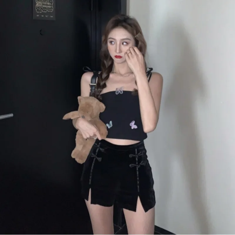 Женская модная кофта-бандо с бабочками в стиле ретро 2021 | одежда