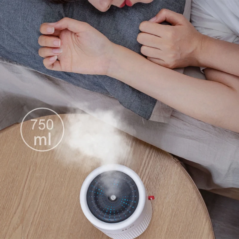 

Air Humidifier 750Ml Wireless USB Portable Humidifier 2000MAh Battery Rechargeable, There Are 7 Colors