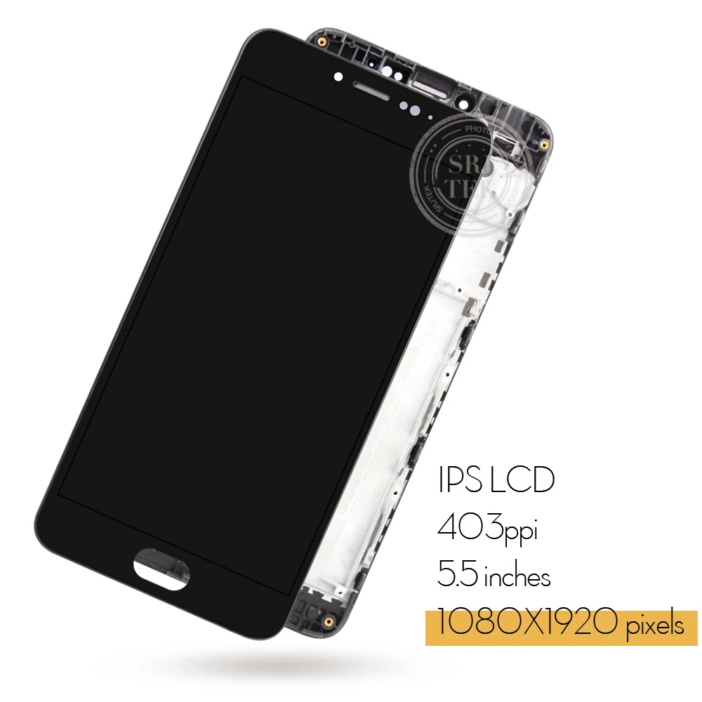 Новый ЖК дисплей 5 дюйма для MEIZU M3 NOTE дигитайзер сенсорный экран M681H L681H запасные