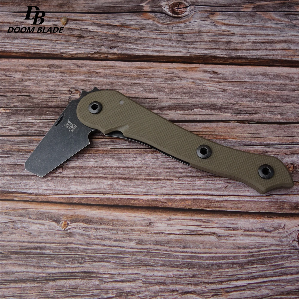 7 9 &quotFH11 60 61HRC D2 складной топор G10 Ручка Поле Кемпинг ТОПОР Открытый горный Multifuntional