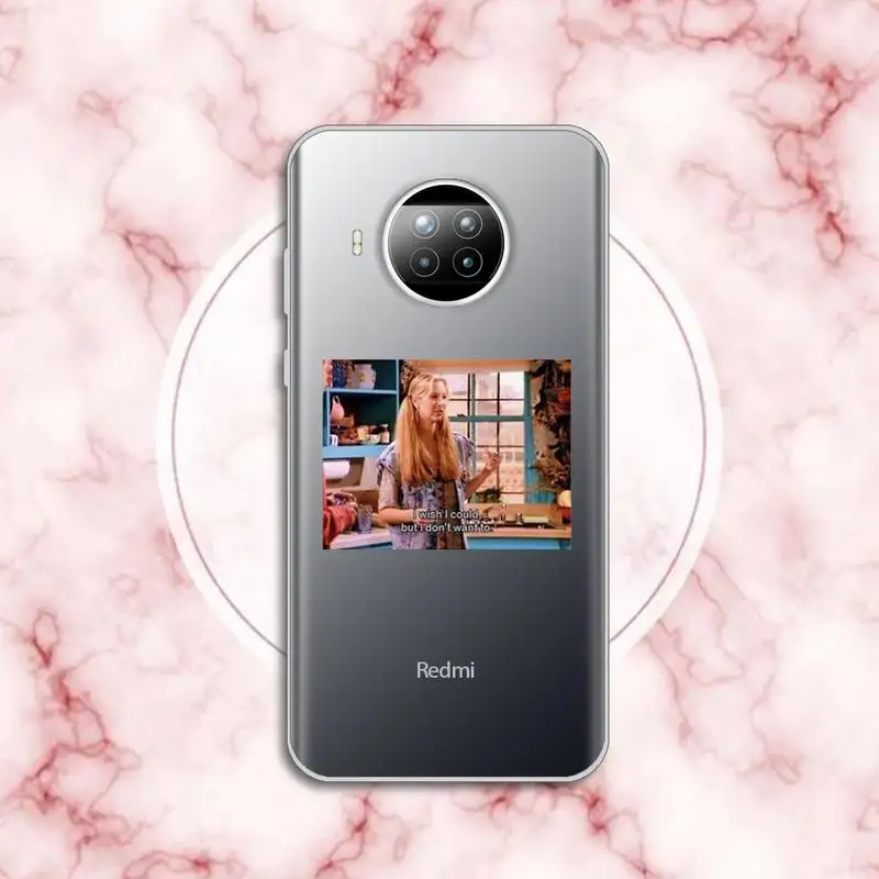 

Friends tv show shell Phone Case Transparent for Xiaomi Redmi note 10 t 8 9 pro lite 11