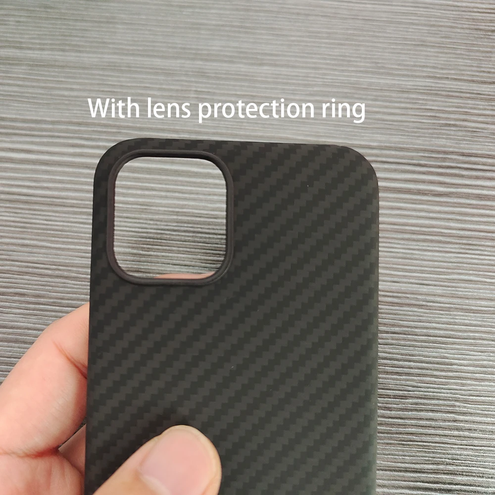 100% Aramid Fiber Phone Case for iPhone 11 Pro Minimalist Ultra-thin Case Carbon Fiber Cover for iPhone 11Pro Shell