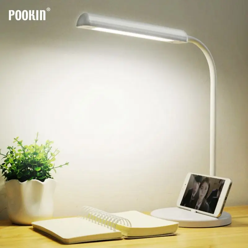 USB Перезаряжаемый светодиодный складной Настольная лампа с защитой глаз