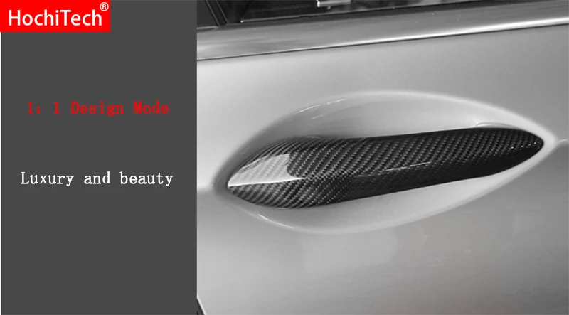 Для автомобилей BMW аксессуары углеродное волокно Автомобильная дверная ручка