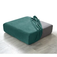 solid color velvet sofa seat cushion cover for living room decor couch mattress slipcover for sitting backrest pad extra large