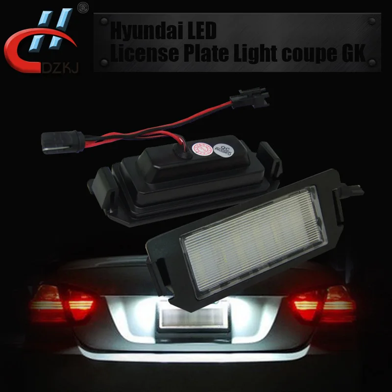 

License plate lamp is applicable to for Hyundai I20 veloster xg30 lawns cool led license assembly