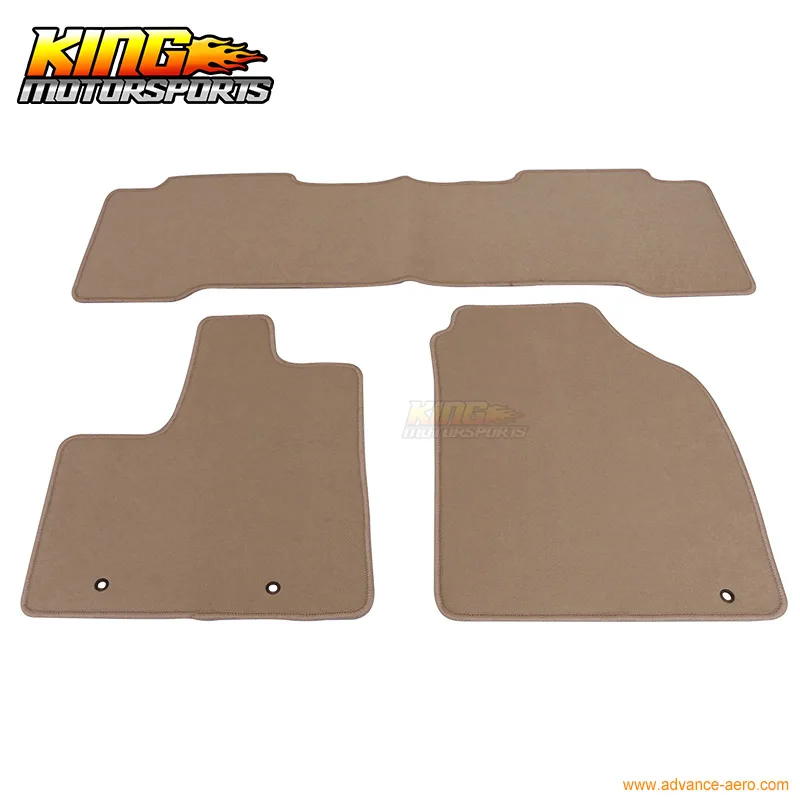 

Fit For 2001-2006 Acura MDX Floor Mats Carpet Front & Rear Nylon Beige 3PC