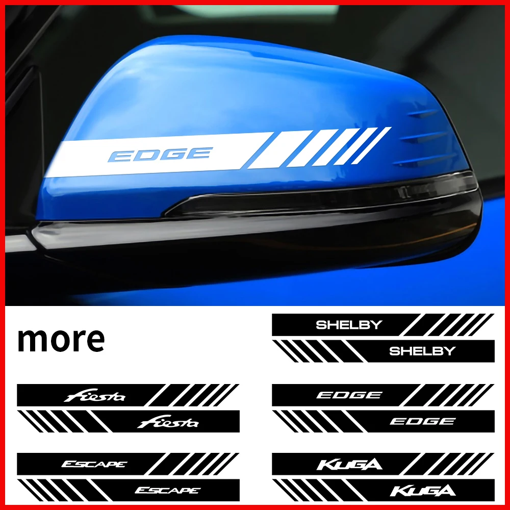 2X Автомобильная наклейка на зеркало заднего вида для форд фиеста Mondeo Fusion Mustang