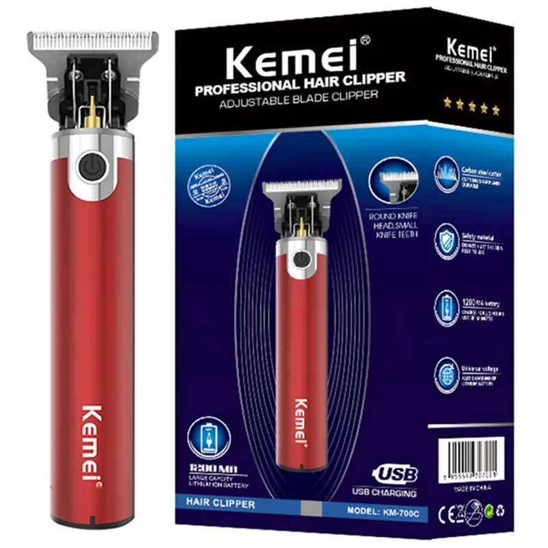 

Original rechargeable metal housing electric hair trimmer professional beard hair clipper barber cordless hair cutting machine