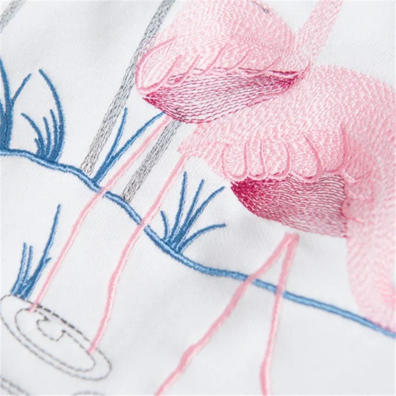 

New Women Spring Autumn White Cartoon Embroidery Sweatshirt Female Fashion Plus Size Pullovers Ladies Brand Casual Tops ZM284
