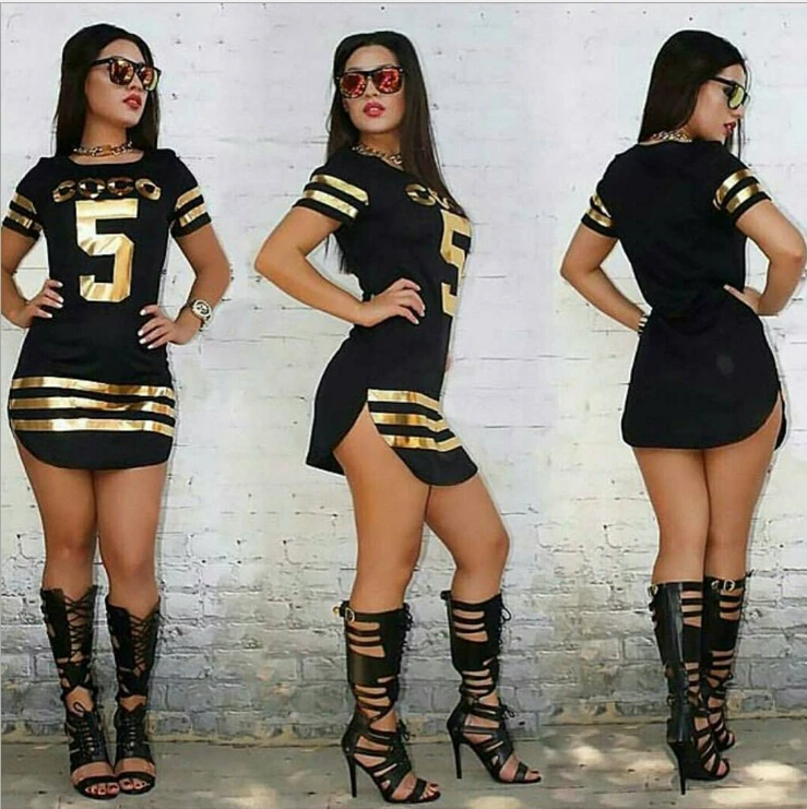 

new personalized fashion small fragrance black gilded dress