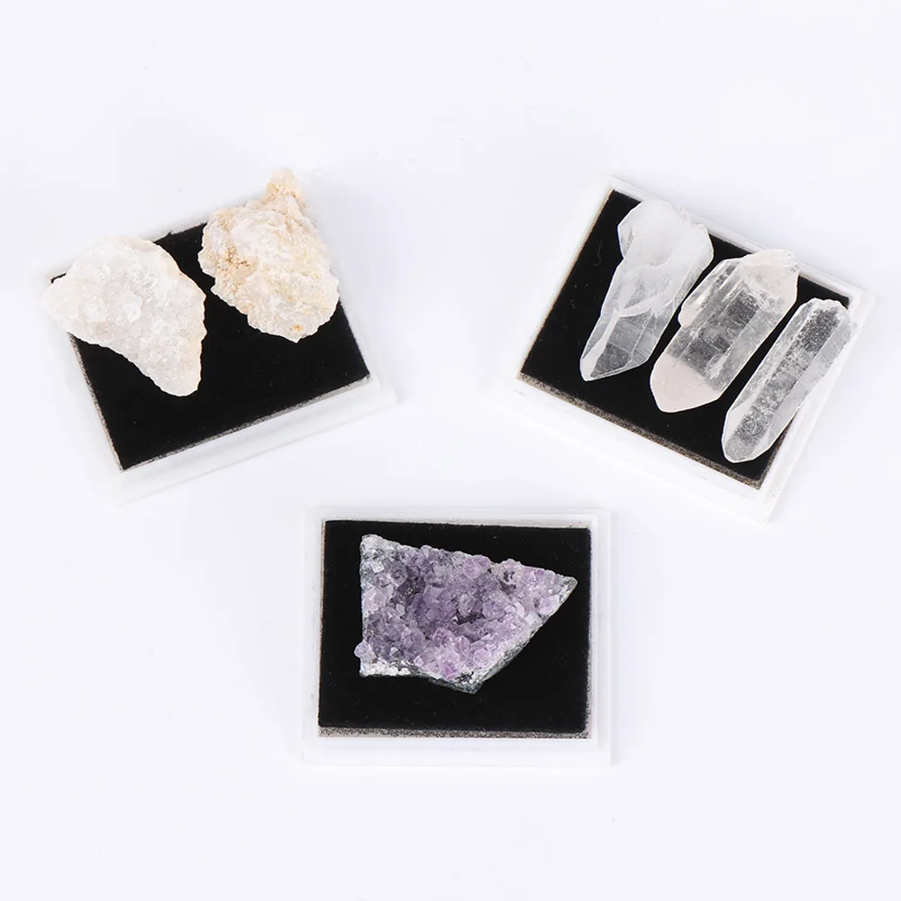 1 коробка натуральных необработанных кварцевых руд исцеляющих энергию камней