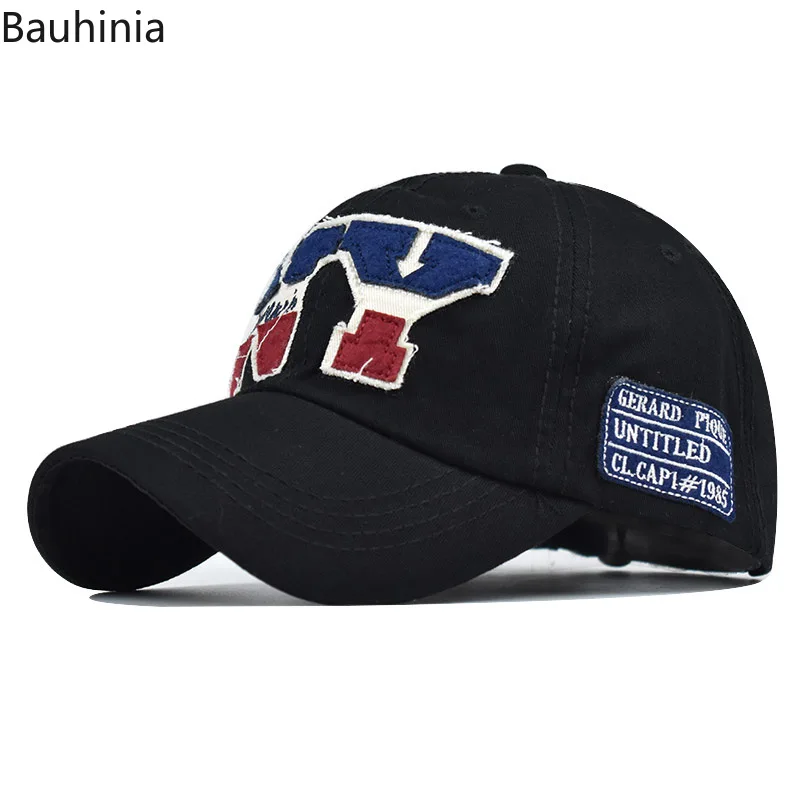 2020 новый Нью-Йорк трехмерная вышивка бейсболка модный папа шляпа сезон: