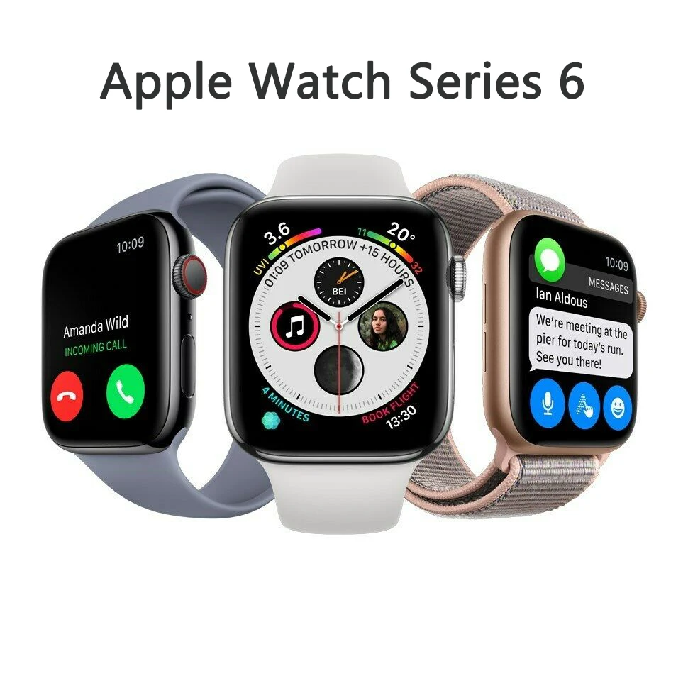 

Used 95%new Apple Watch Series 6 GPS + Cellular 40MM/44MM all colors Aluminum Case Sport Band Smart watch
