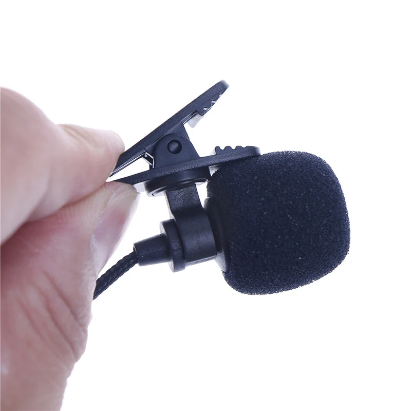 

Mini Mic Microphone Case for SmartPhone Recording PC Clip-on Lapel Microphone