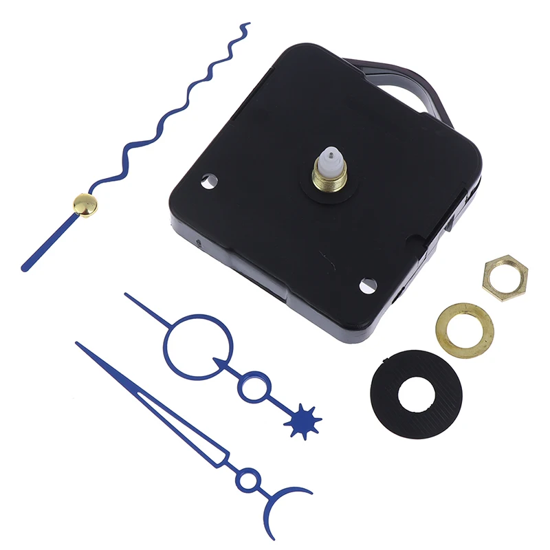 DIY тихий большой Часы настенные кварцевые механизм черно красный руки инструмент