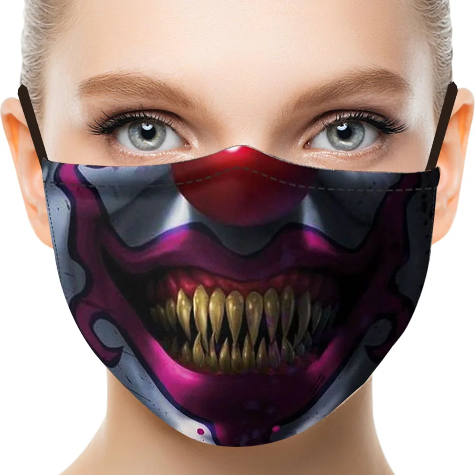 Лидер продаж забавная маска клоуна для женщин и мужчин взрослых защита лица