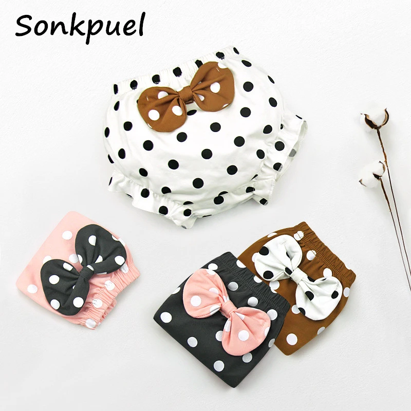 От 0 до 3 лет шорты для маленьких девочек Хлопковые Штаны малышей Летние Короткие