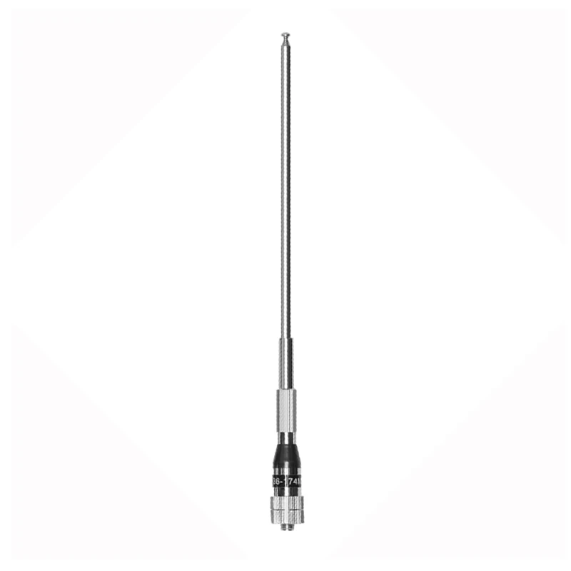 

SMA-K VHF 136-174Mhz Walkie Talkie Antenna Metal Telescopic Antenna High Gain Mast Two Way Radio Aerial For KENWOOD Baofeng