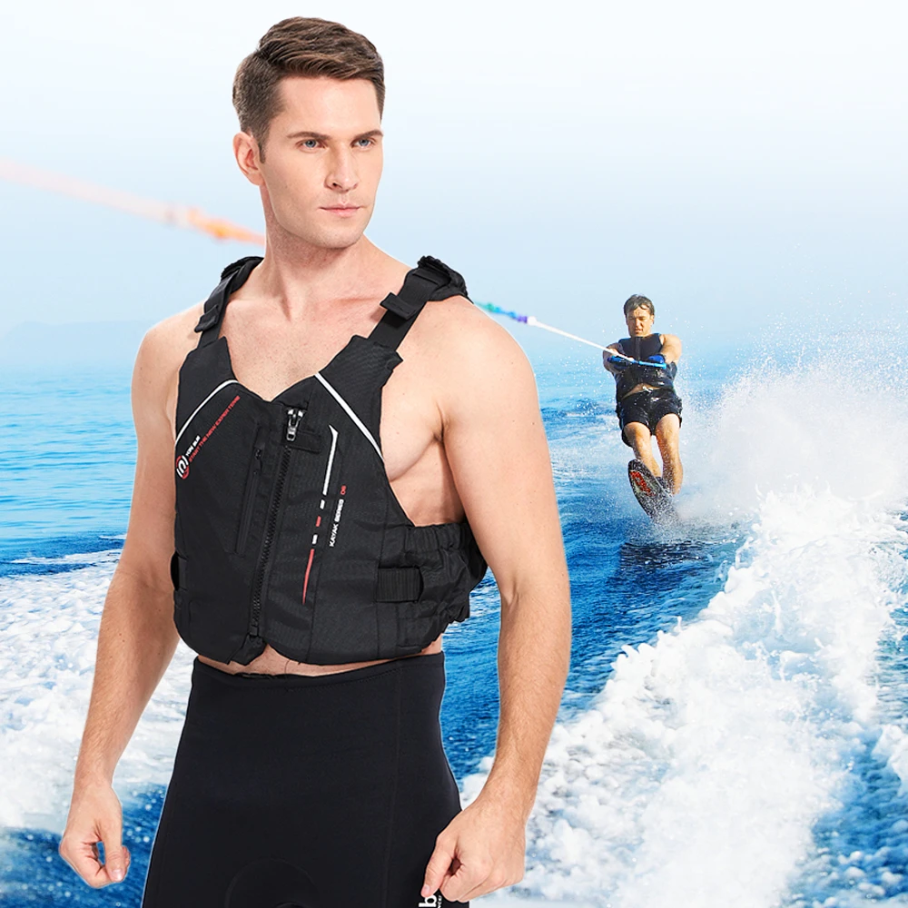 

Professional Sailing Water Skiing Life Jacket Vest Water Sports Safety Life Jacket Portable Adult Survival Jacket