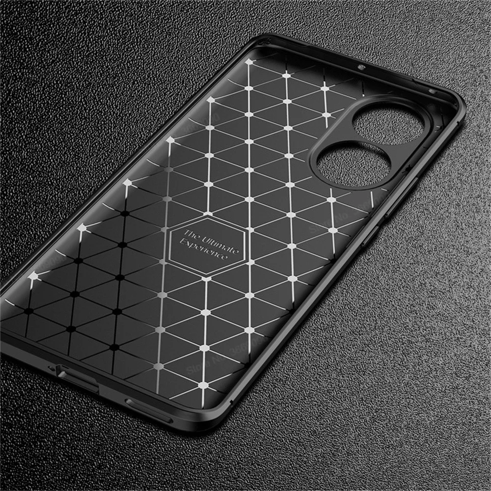 Чехол из углеродного волокна для Honor 50 6 57 дюйма матовый мягкий чехол задний